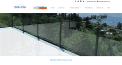 Desktop Screenshot of deckswest.com