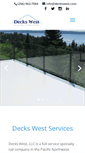 Mobile Screenshot of deckswest.com